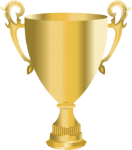 3D Golden Cup Png