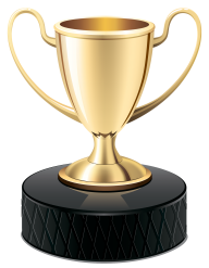 3D Golden Trophy Png