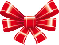 4 petal red ribbon free clipart download