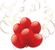 Beautiful Red Balloons