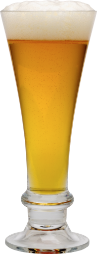 beer on conical glass free png download