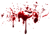 blood sparyed on glass  free png download