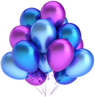 Blue Balloons Png