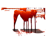 bottom refelected flowing blood free png download
