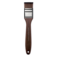 brown flat handle black brush free png download