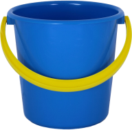 DARK BLUE BUCKET FREE PNG DOWNLOAD