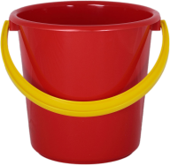 DARK RED BUCKET FREE PNG DOWNLOAD