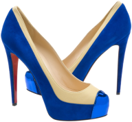 fancy blue pair heelshoe free png download