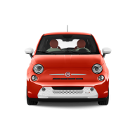 Fiat Front View Red Color car Png