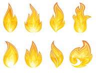 Flame Free PNG Image Download 23