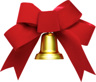 golden bell red ribbon free png download