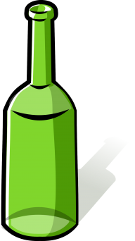 green bottel free clipart  download