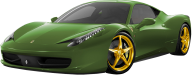 Green Ferrari Png Image Download