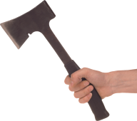 Iron Axe In Hand Png