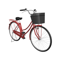ladies bicycle free clipart download