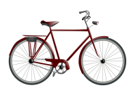 meroon bicycle free clipart download