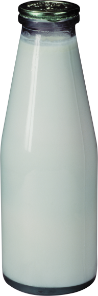 milk bottel with milk  free png download