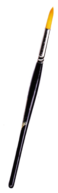 narrow black handle brush free png download