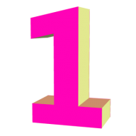 Number 1 PNG Free Download 14