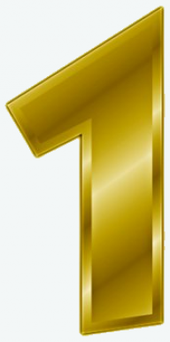 Number 1 PNG Free Download 29