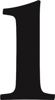 Number 1 PNG Free Download 7