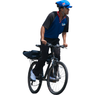 office boy bicycle free png image download