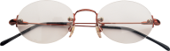 oval shape power glasses without frame