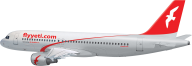 Plane Png Red Color Air Arabic