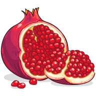 Pomegranate PNG Free Download 3