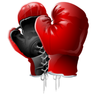 red black boxing gloves free png download