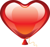 Red Color Balloon Icon