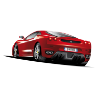 Red Ferrari Clipart Image Download
