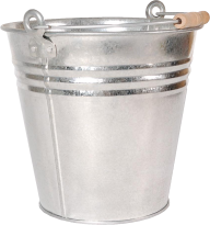 silver wood handel  bucket free png download