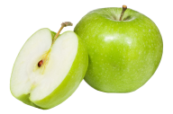 Sliced and Full Apple Png