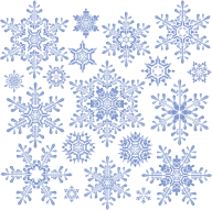 Snow Flakes PNG Free Download 33