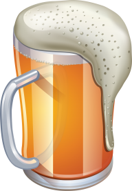 soak beer filled glass free png download