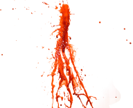 splashed on glass blood free png download