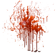 sprayed flowing blood free png download
