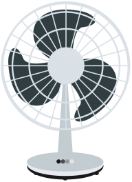 Table Fan Clipart Image