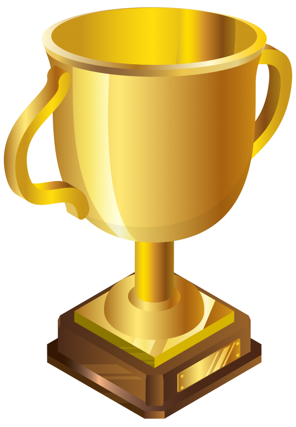 3D Golden Cup Png Image