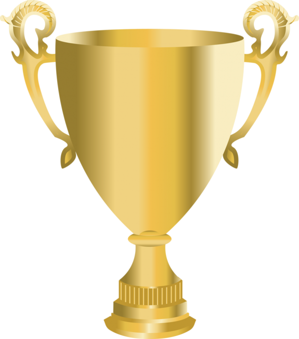 3D Golden Cup Png