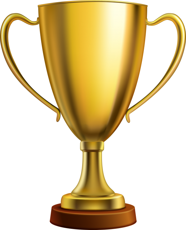 3D Golden Trophy Png Free Download