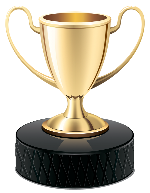 3D Golden Trophy Png