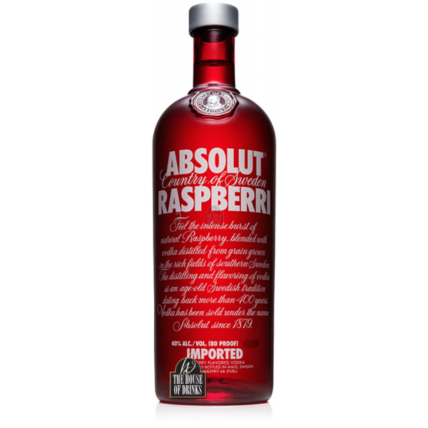 absolut rasper wine bottel free png download