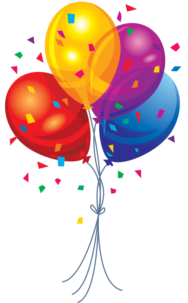 Balloon With Papers Flying Png