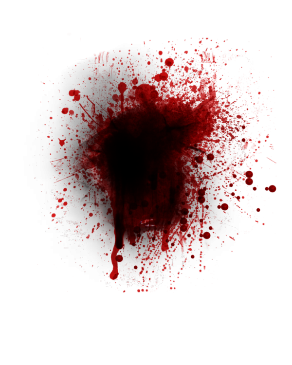 dark spotted sparyed blood free png download