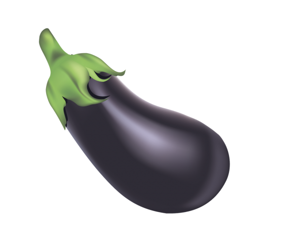 Eggplant Clipart Image