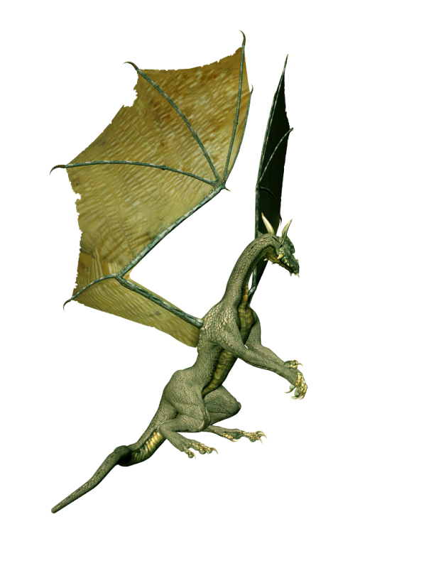 flying dragon 3d art png free