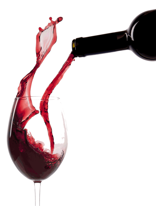 Glass png with Red Wine