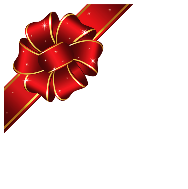 golden border red ribbon free clipart download